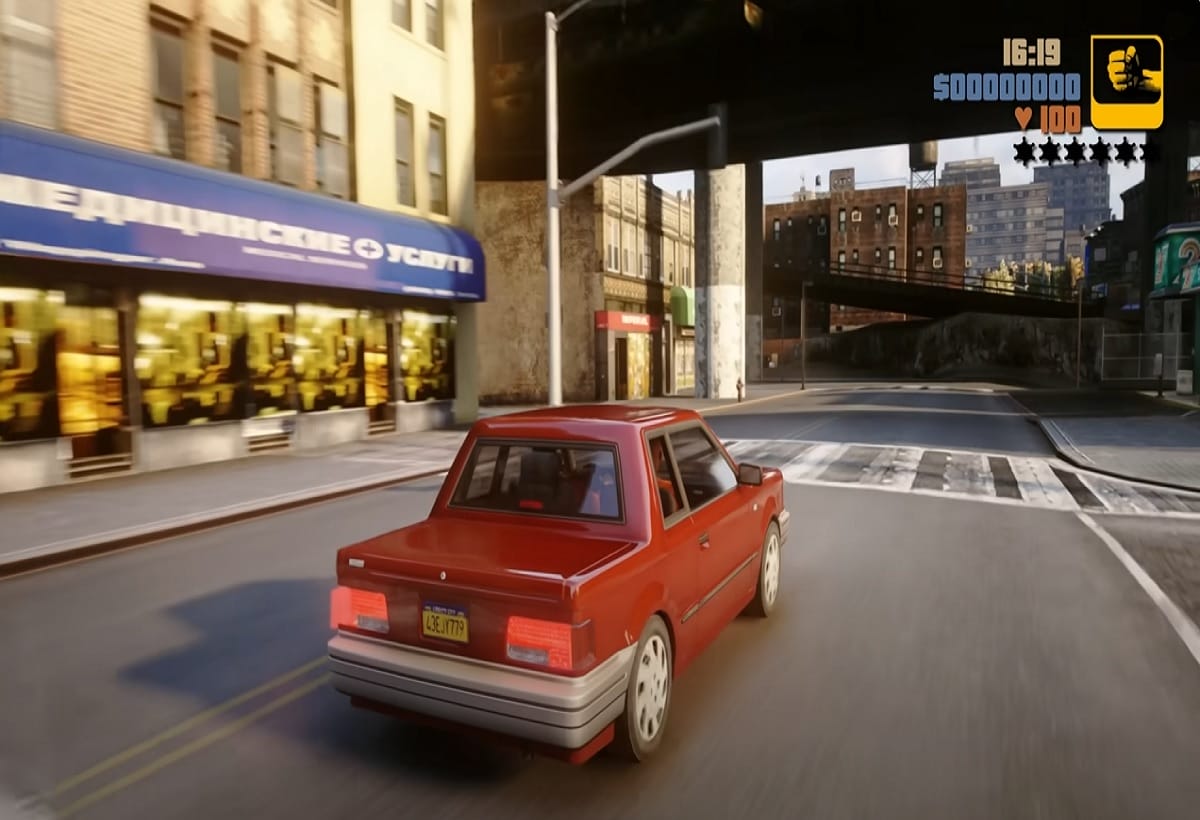 Fã cria remake incrível de GTA 3 na Unreal Engine 5 xHARDHeMPuS