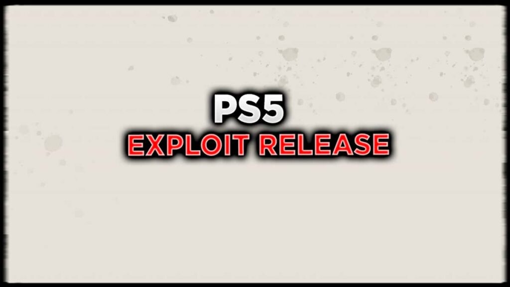 PS5 EXPLOIT 13.00