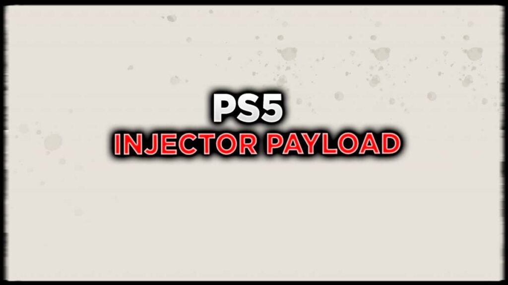 PS5 13.00 INJECTOR PAYLOAD USB LOADER