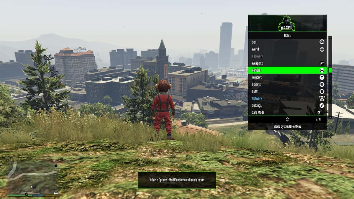 GTA 5 PC Mod Menu Hazer 1.70 (GTA 5 MODS)
