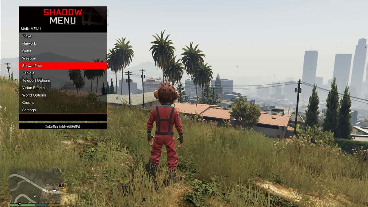 GTA 5 PC Mod Menu Shadow 1.70 (GTA 5 MODS)
