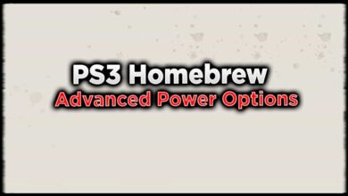 PS3 Homebrew Advanced Power Options v1.11