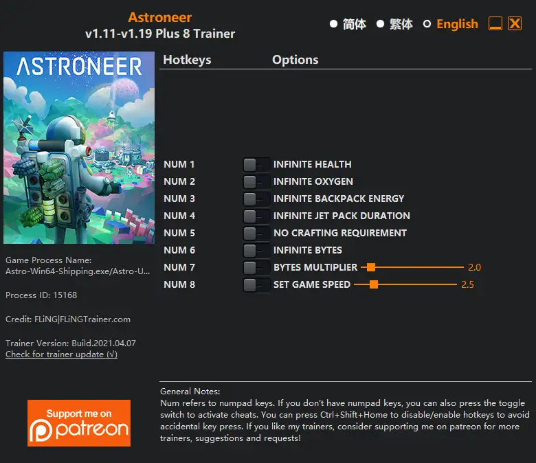 Astroneer Trainer: Cheats & Extra Features for Exploration