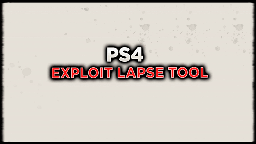 PS4 EXPLOIT LAPSE TOOL 13.50
