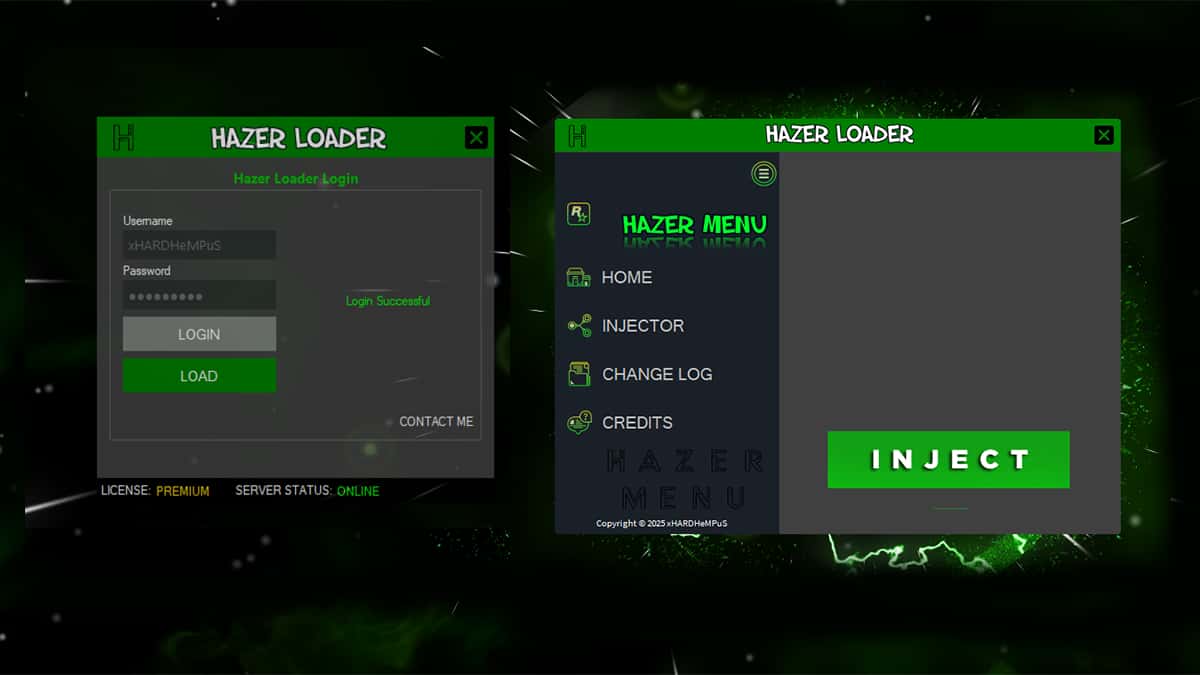 Hazer Loader HWID Protection and Licensing System for Mod Menus