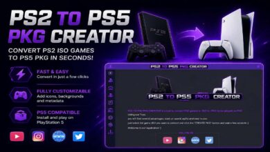 PS2 TO PS5 PKG CREATOR TOOL
