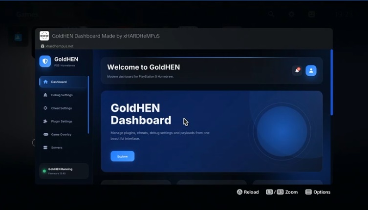 PS5 GoldHen Tool 13.40